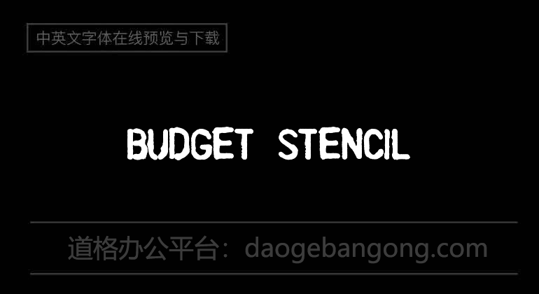 Budget Stencil