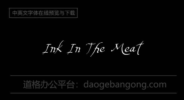 Ink In The Meat