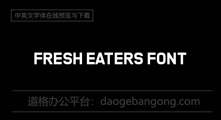Fresh Eaters Font