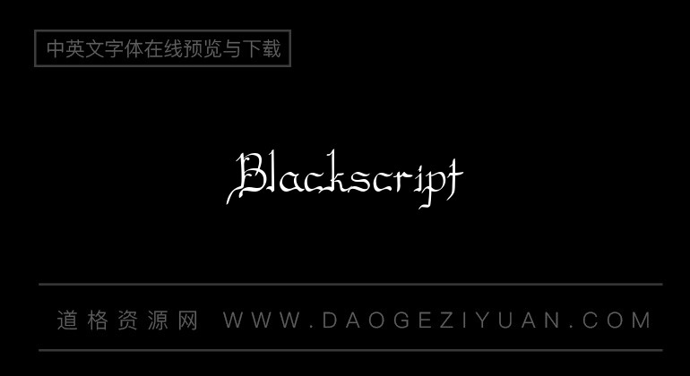 Blackscript