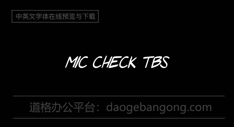 Mic Check TBS