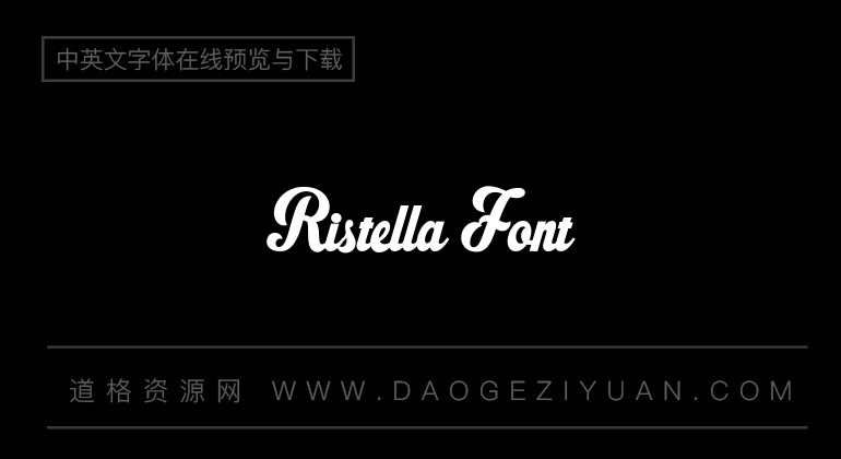 Ristella Font