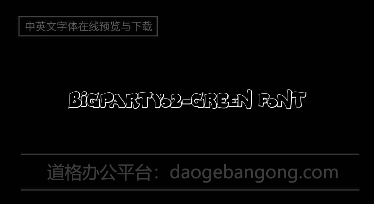 BigPartyO2-Green Font