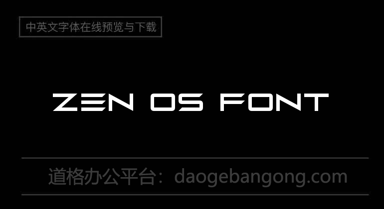 Zen Os Font