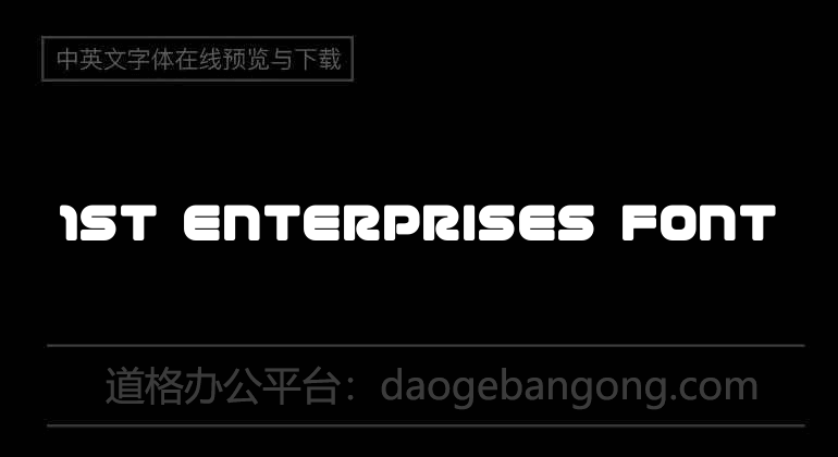 1st Enterprises Font