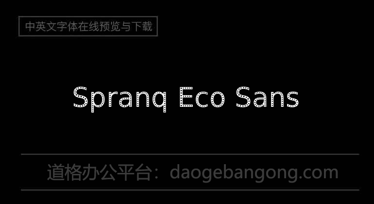 Spranq Eco Sans