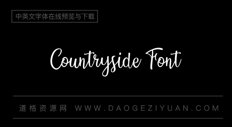 Countryside Font