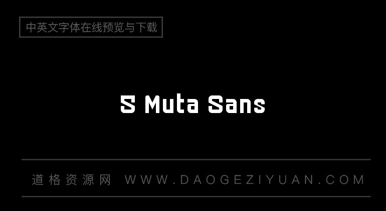 5 Muta Sans