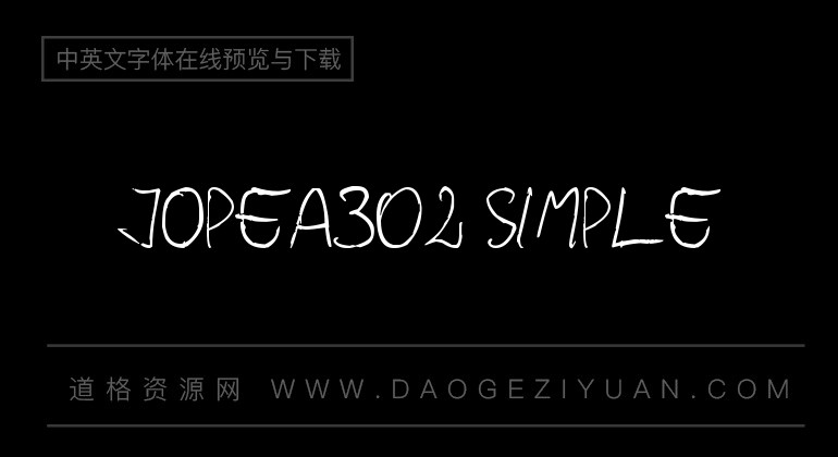Jopea302 Simple