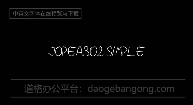 Jopea302 Simple