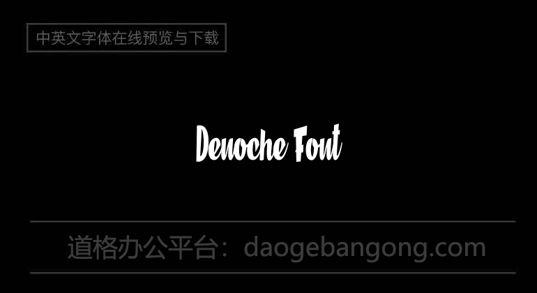 Denoche Font