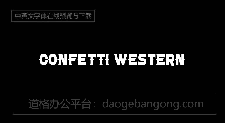 Confetti Western