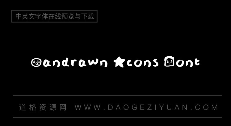 Handrawn Icons Font