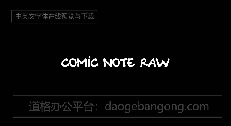 Comic Note Raw