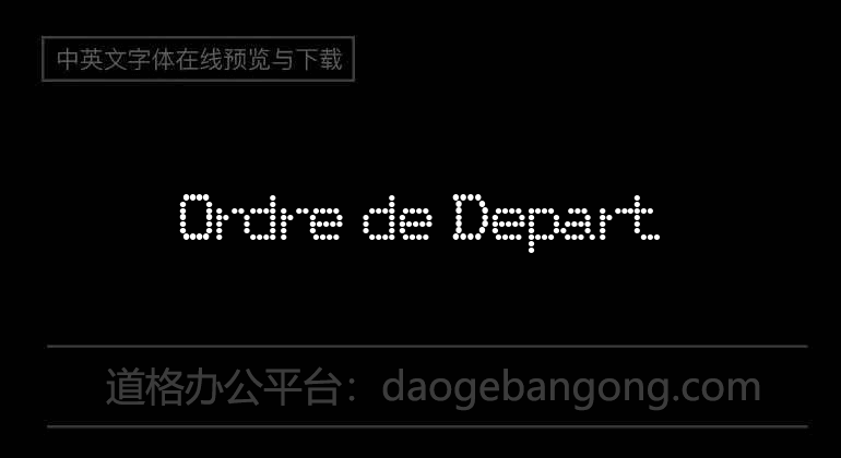 Ordre de Depart