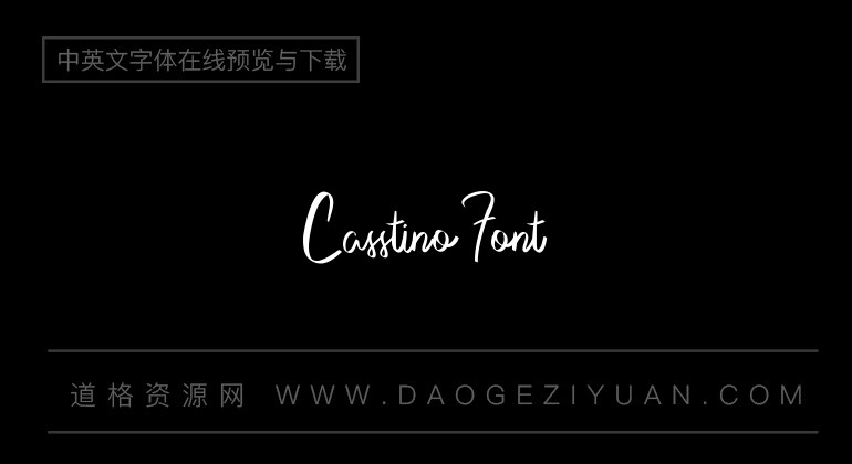 Casstino Font