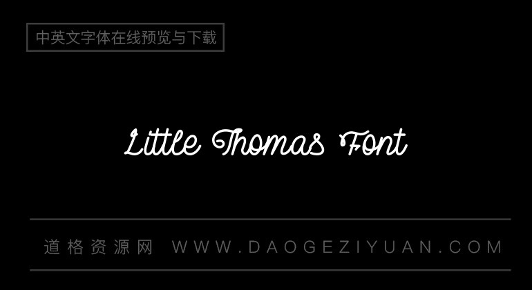 Little Thomas Font