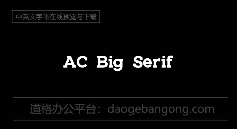 AC gros serif