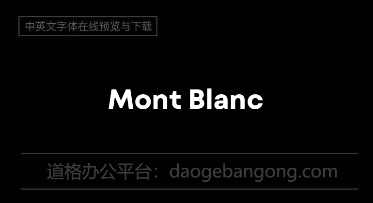 Mont Blanc