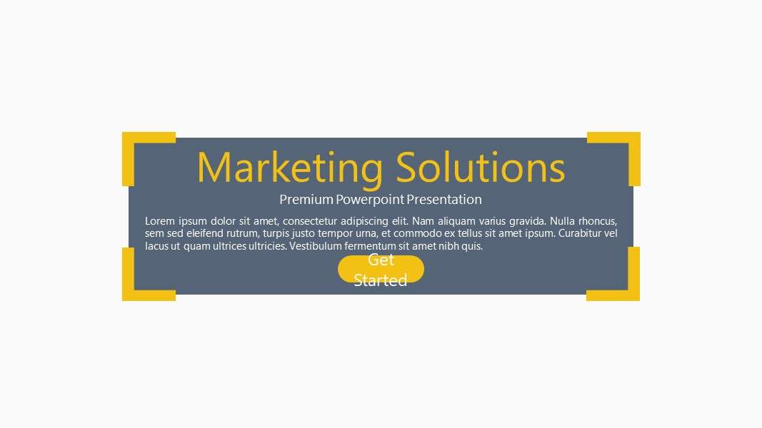 European and American atmospheric business plan marketing plan PPT template