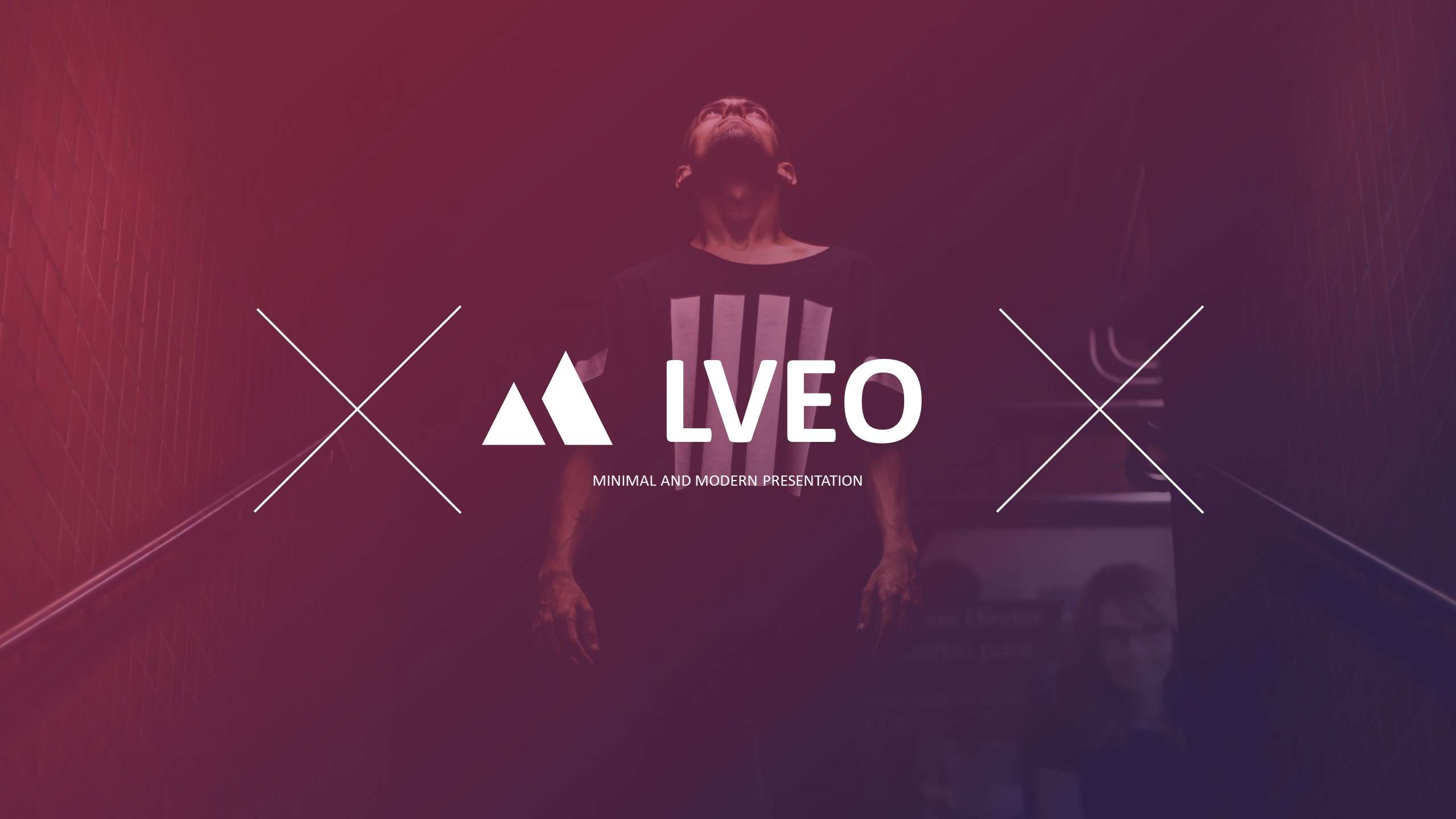 LEVO European and American style company profile product promotion English PPT template