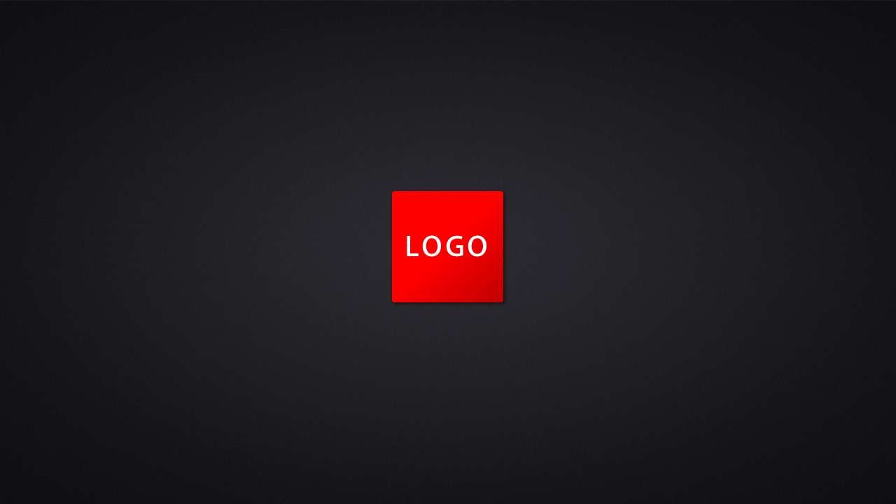 Red, black and dark corporate promotion PPT template