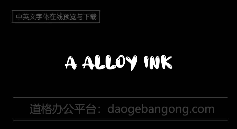 A Alloy Ink