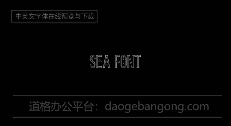 Sea Font