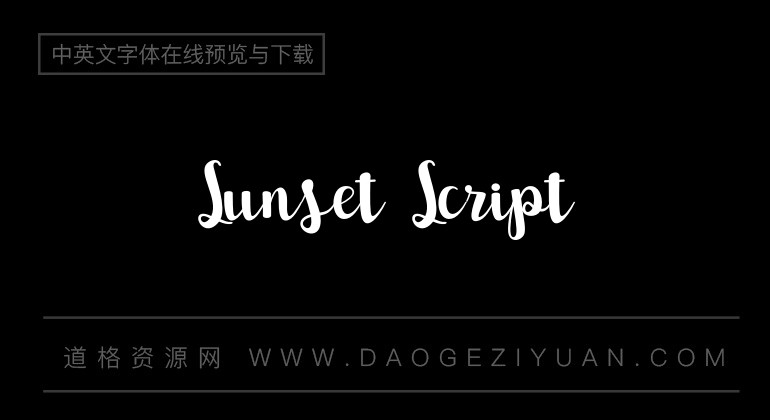 Sunset Script