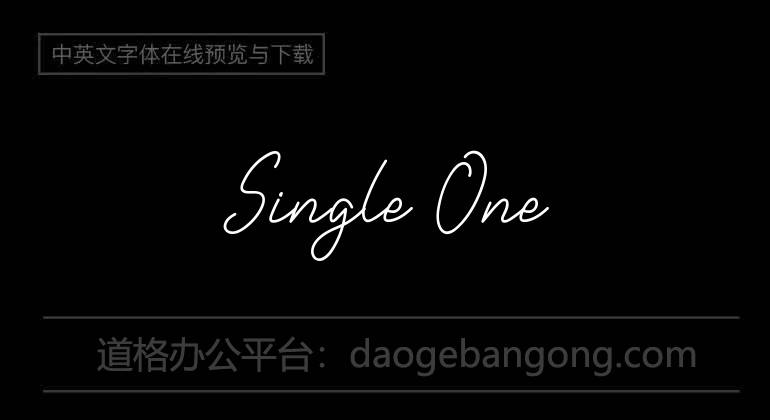 Single One