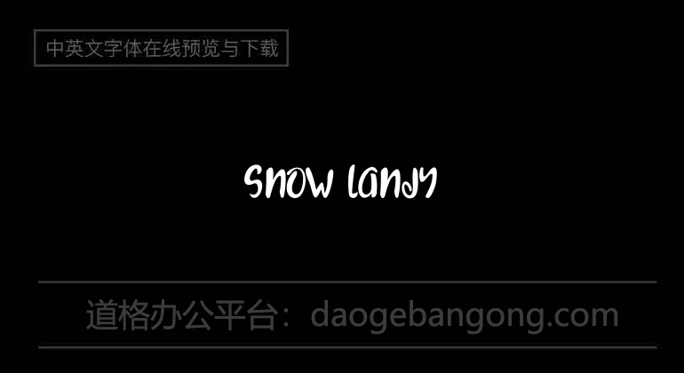 Snow Landy