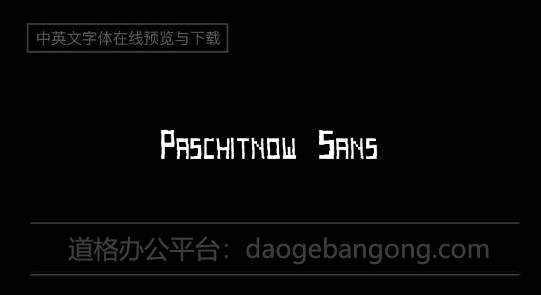 Paschitnow Sans