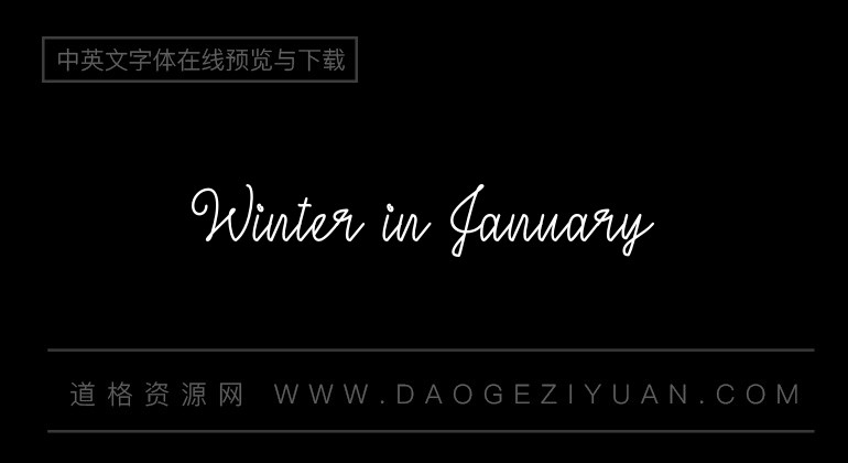 Winter in January