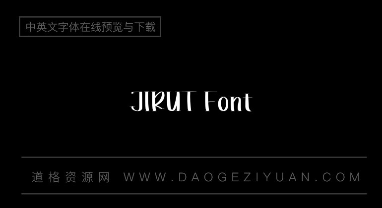JIRUT Font