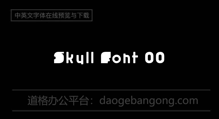 Skull Font 00