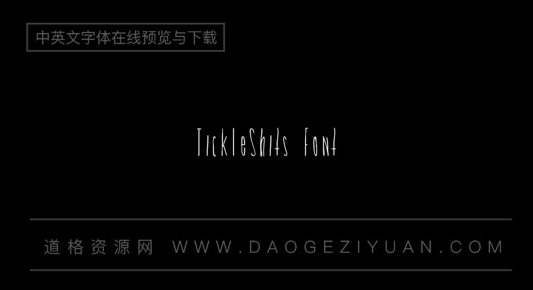 TickleShits Font