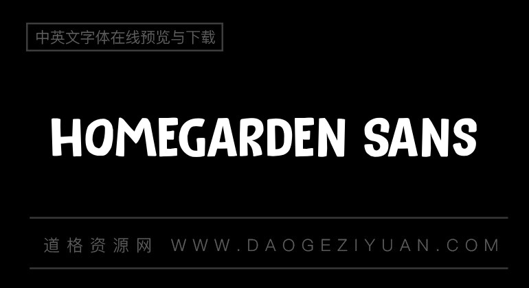 Homegarden Sans