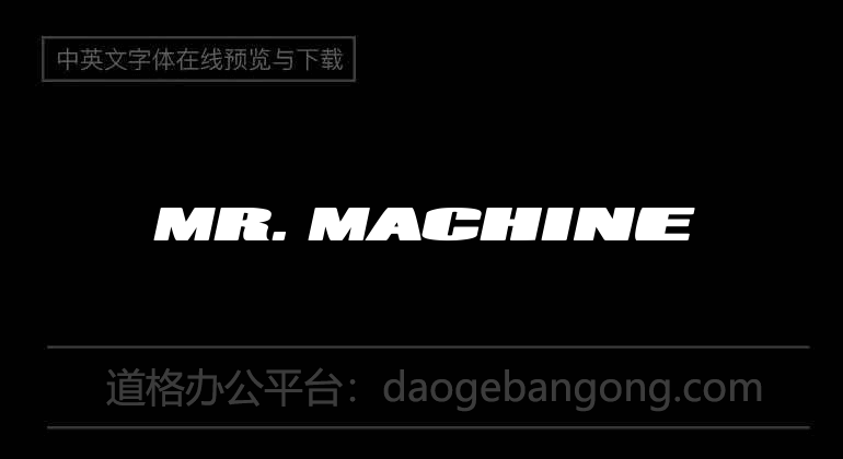 Mr. Machine