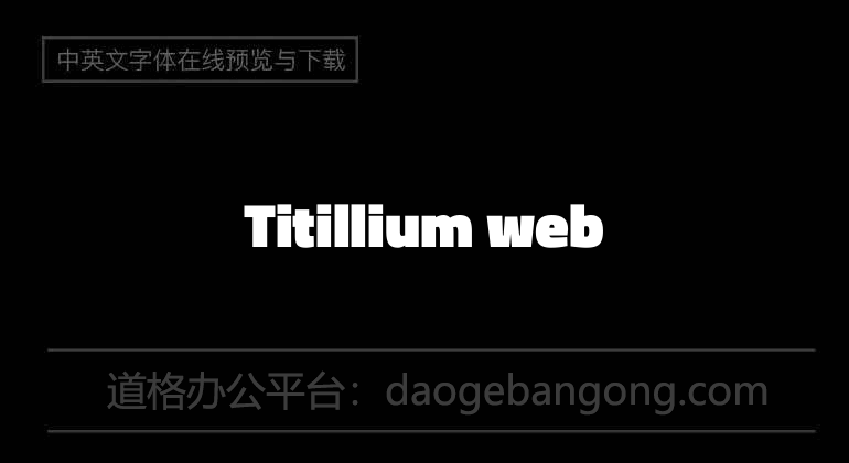 Titillium web