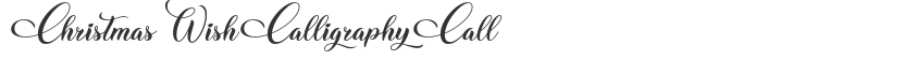 Christmas Wish Calligraphy Call