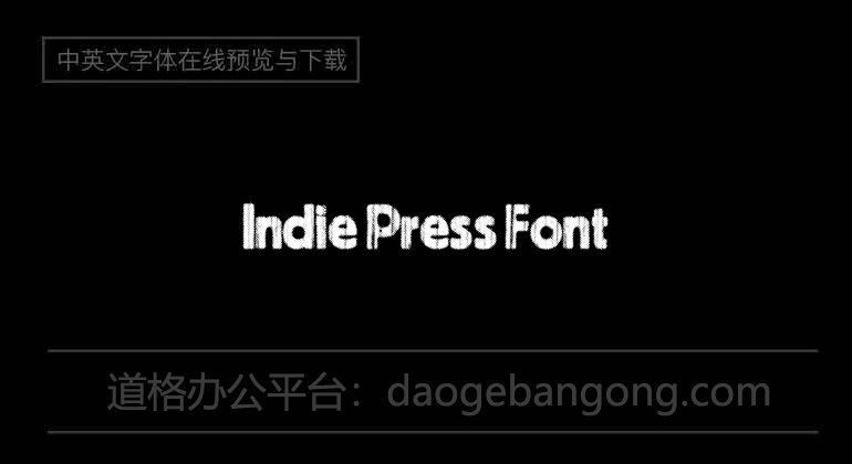 Indie Press Font