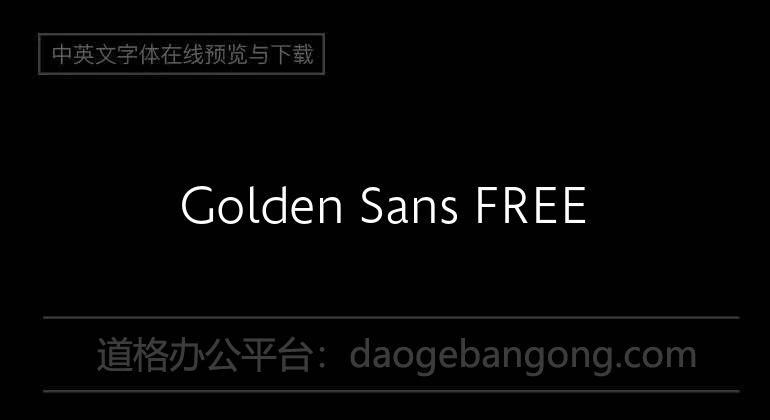 Golden Sans FREE