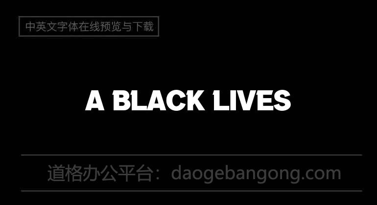 A Black Lives