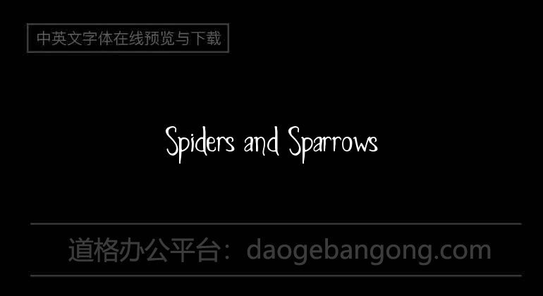 Spiders and Sparrows