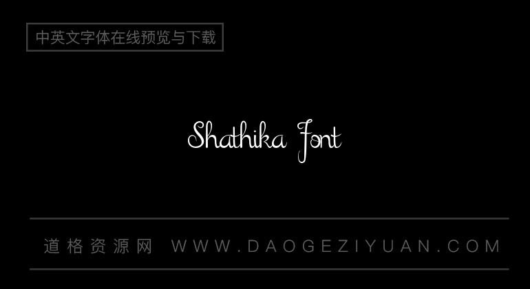 Shathika Font