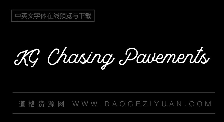 KG Chasing Pavements