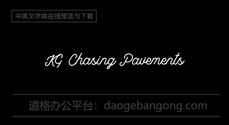 KG Chasing Pavements