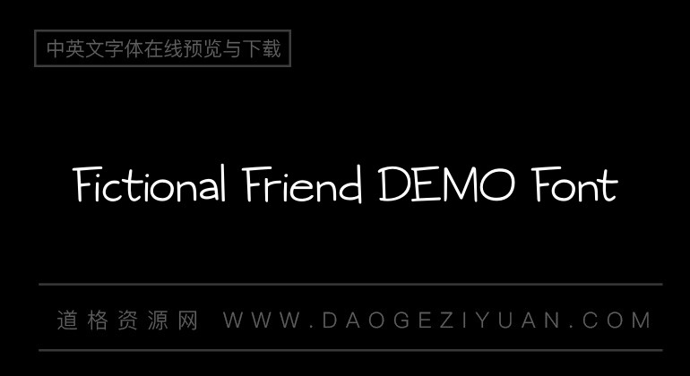 Fictional Friend DEMO Font