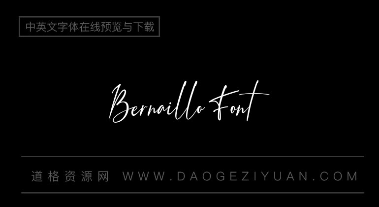Bernaillo Font