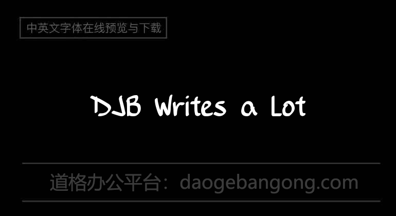 DJB Writes a Lot